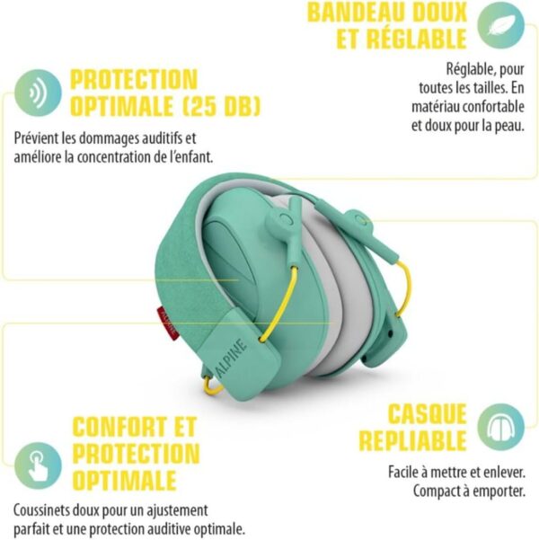 Audilo Casque Anti Bruit Enfant 3
