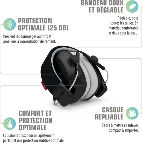 Casque Anti Bruit Adapté Enfant Classe 3