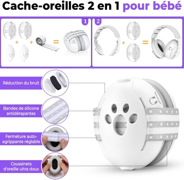 Casque Anti Bruit Enfant a Partir de 2 Ans 3