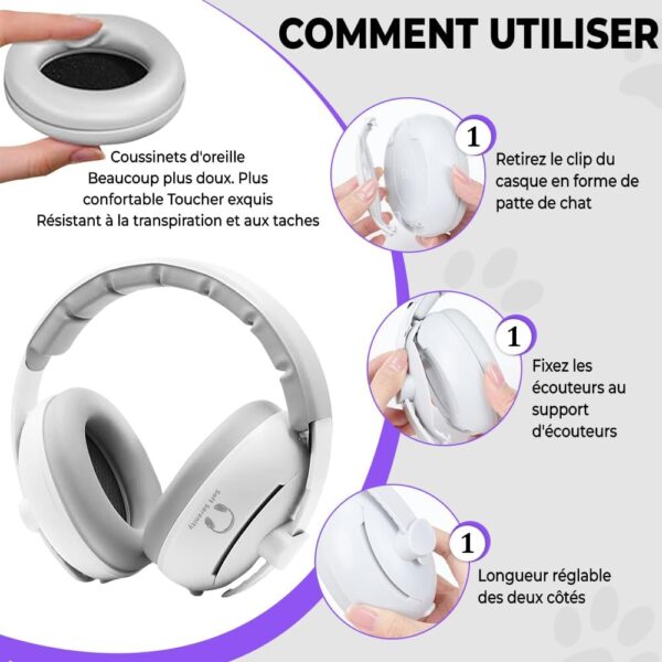 Casque Anti Bruit Enfant a Partir de 2 Ans 5