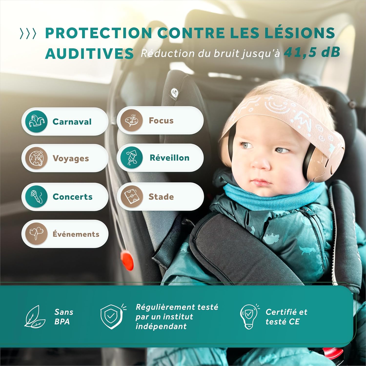 Casque Anti Bruit pour Formule 1 Enfant