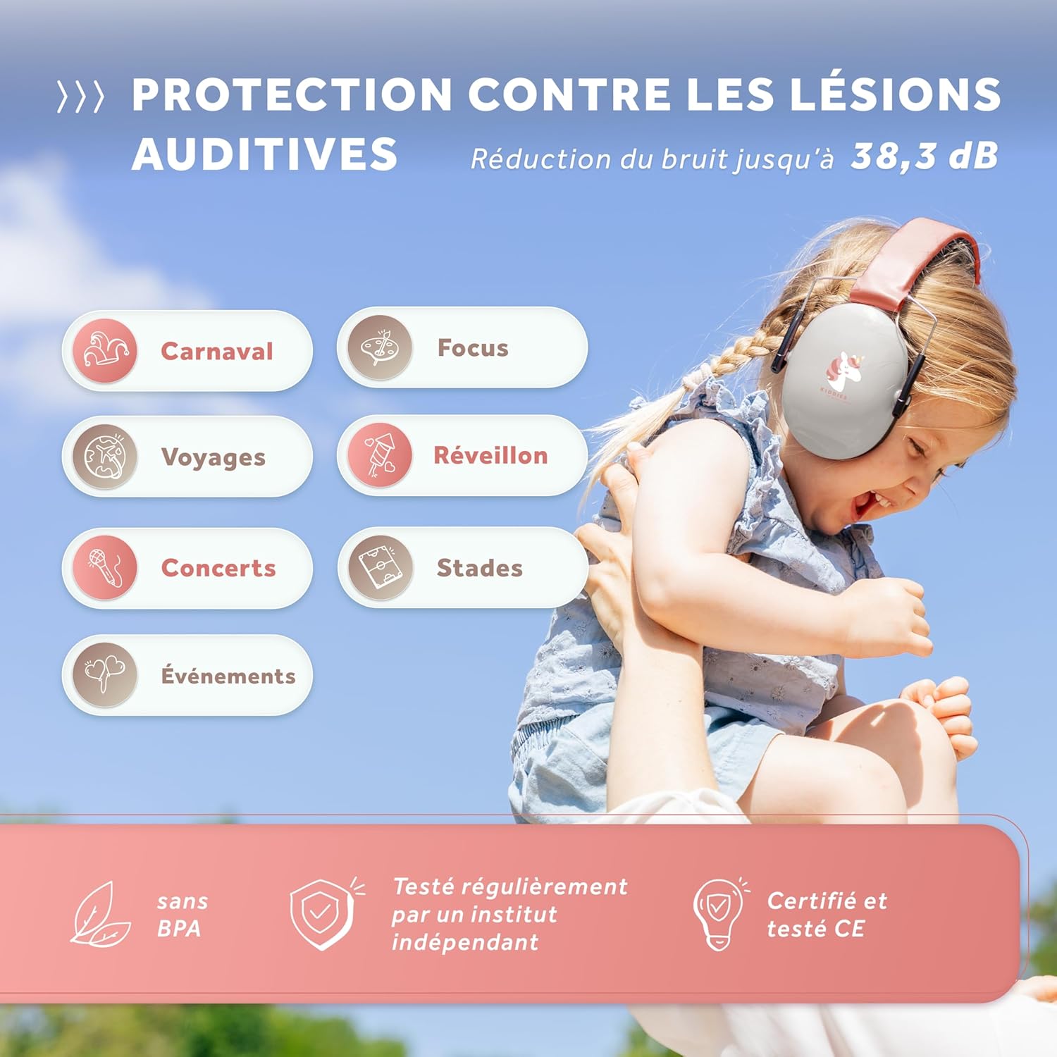 Casque Anti Bruit Enfant Électronique