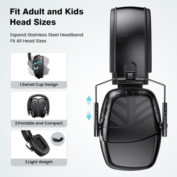 Casque Anti Bruit Enfant et Adulte 3