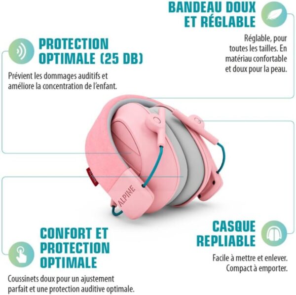 Casque Anti Bruit Enfant Fille 3