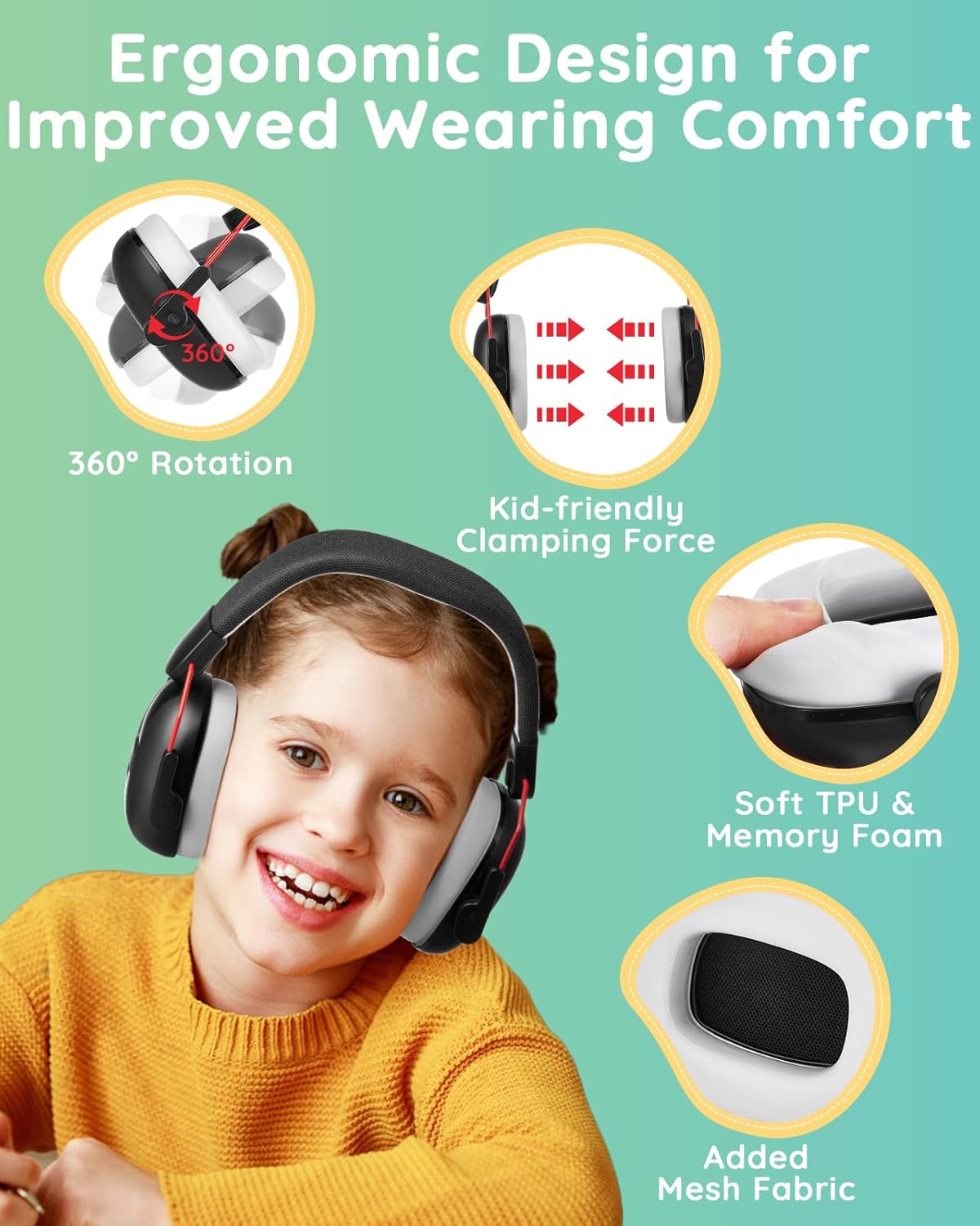 Casque Anti Bruit Enfant Haute Decibel