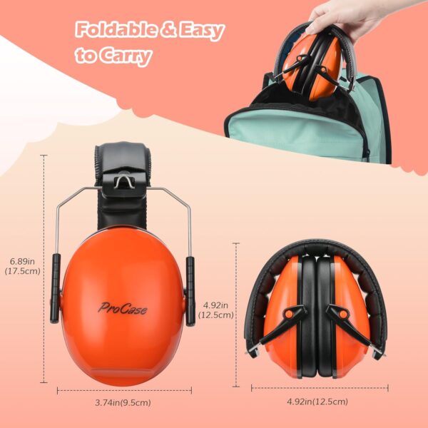 Casque Anti Bruit Enfant Orange Kids 7