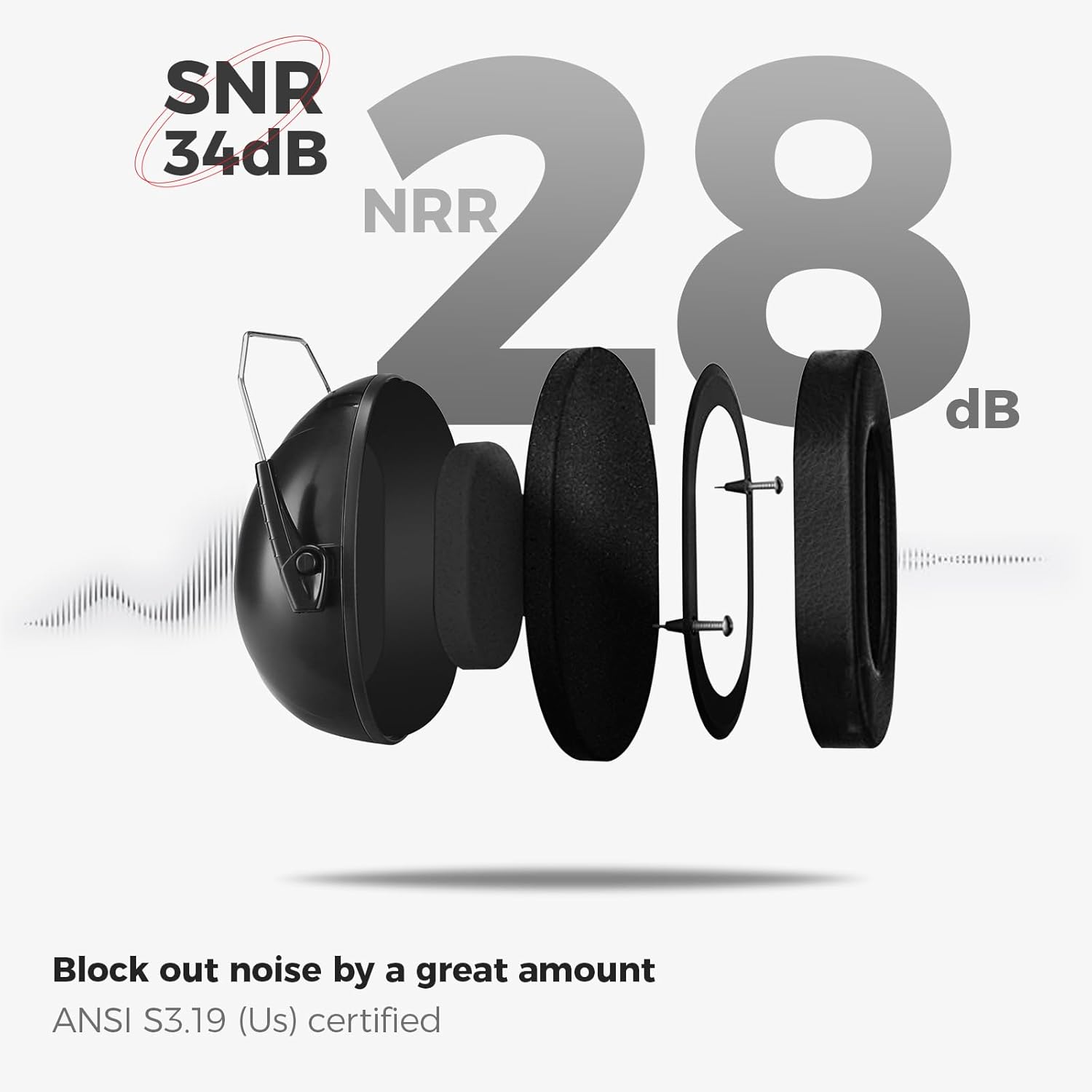 Casque Anti Bruit Enfant qui ne Serre pas