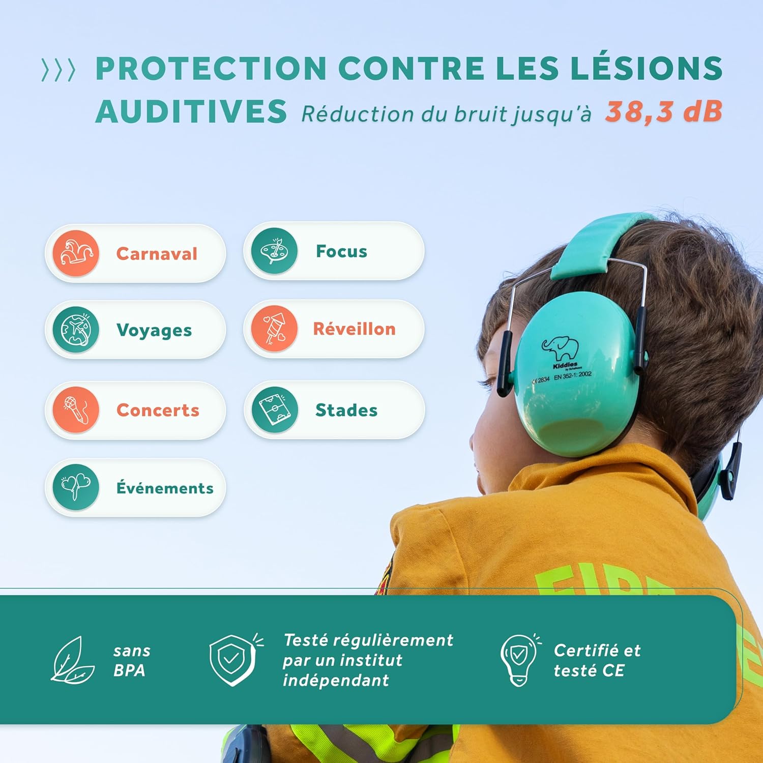 Casque Anti Bruit Enfant Tacklife