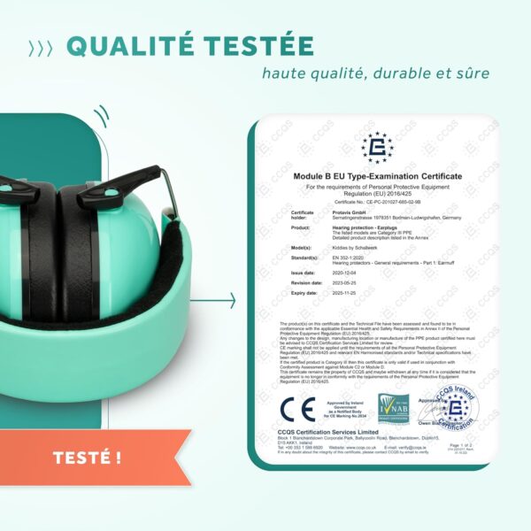 Casque Anti Bruit Enfant Tacklife 3