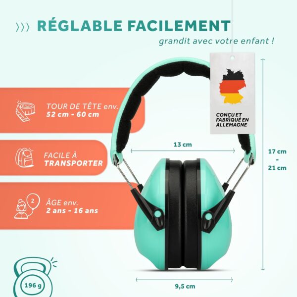 Casque Anti Bruit Enfant Tacklife 4