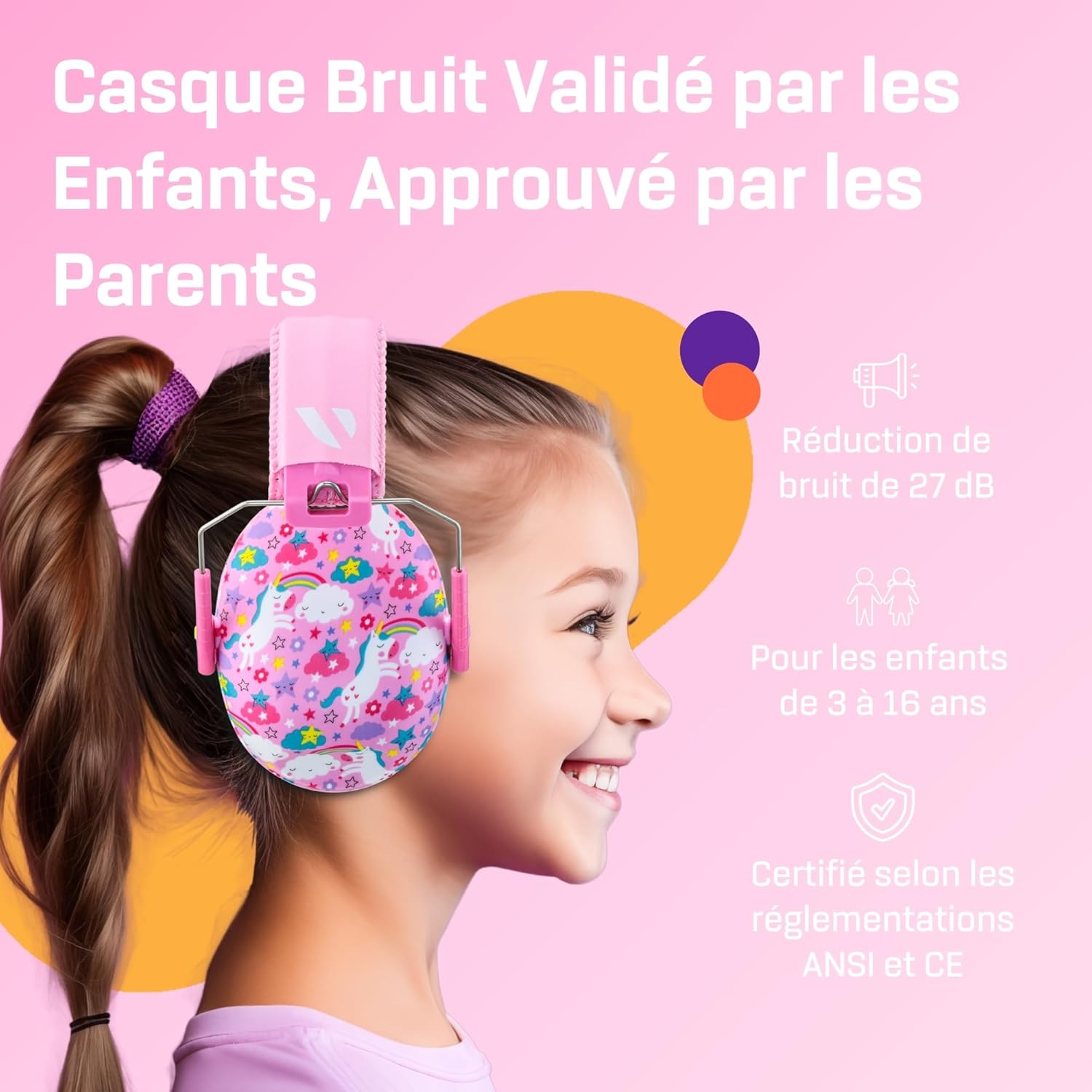Casque Anti-bruit Hypersensibilité Enfant