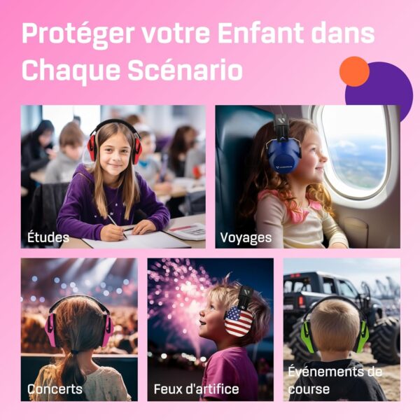 Casque Anti Bruit Enfants Hyperacousie 5