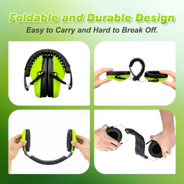 Casque Anti Bruit Flurécent pour Enfant 4