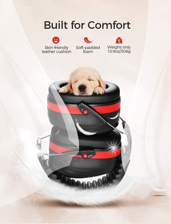 Casque Anti Bruit pour Enfant Kidz Rouge 26 Db 4