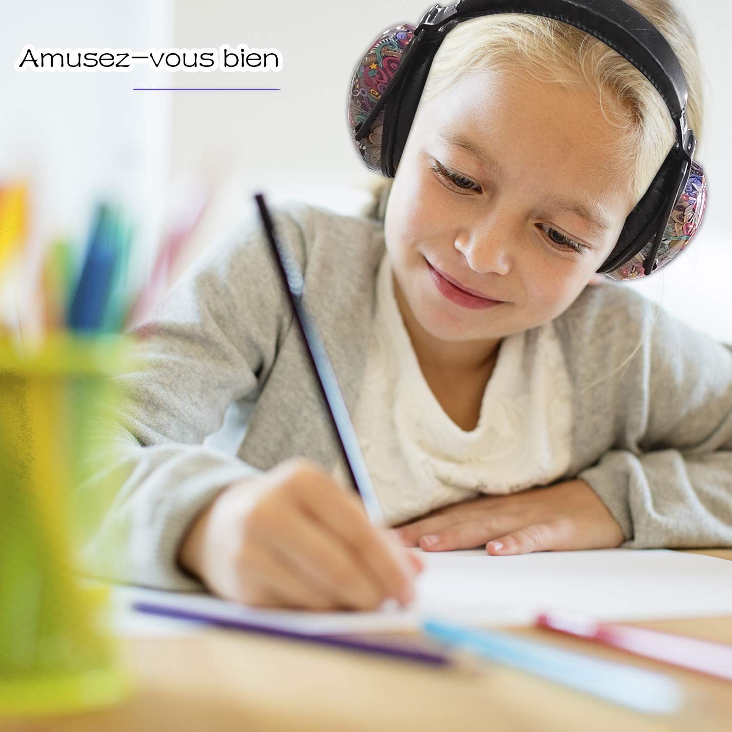 Mpow Casque Anti-bruit Enfant Adulte Pliable Réglable